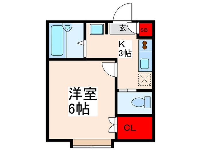 エストールⅠの物件間取画像