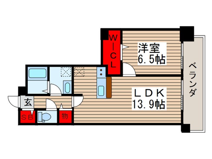 ﾛｲﾔﾙﾊﾟｰｸｽﾀﾜｰ南千住の物件間取画像