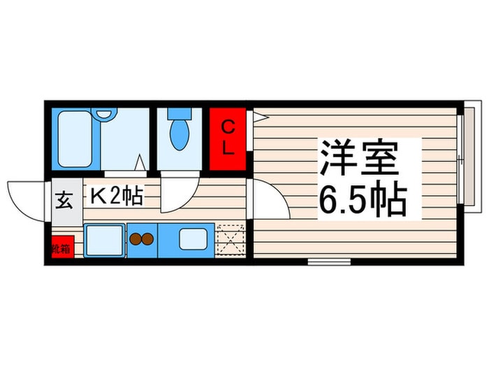 リブレリ－春江Ａの物件間取画像