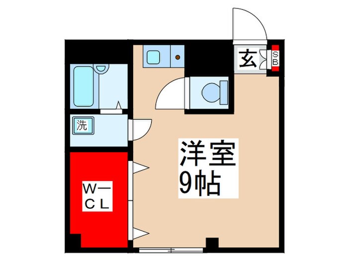ソシオ国立の物件間取画像