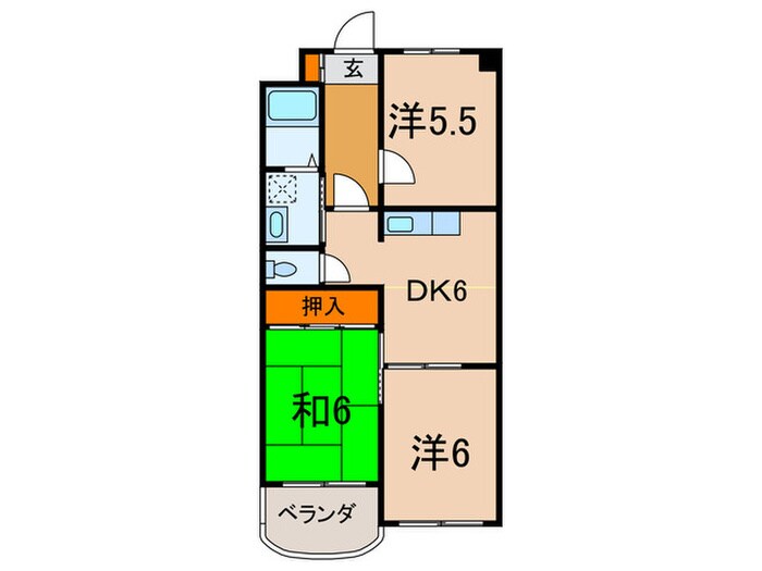ラーバンヤマミツの物件間取画像