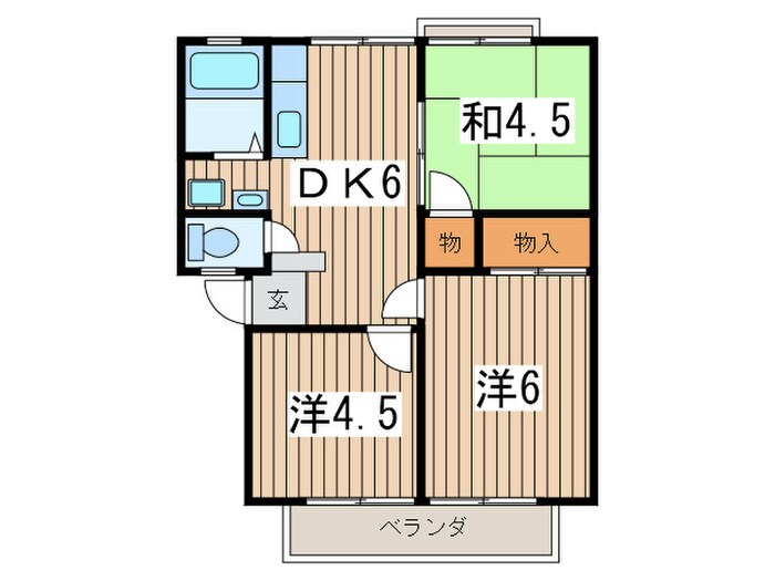 カ－サ  ペガサスの物件間取画像