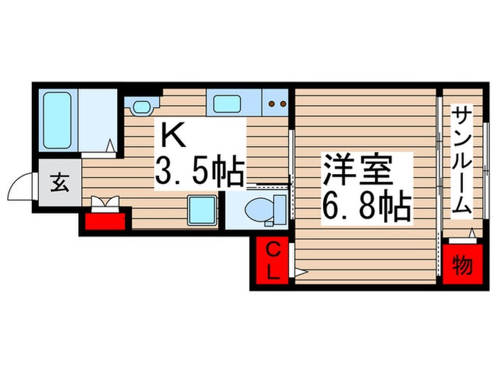 アリビオの物件間取画像