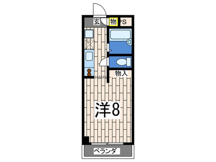 カーサ７０３の物件間取画像