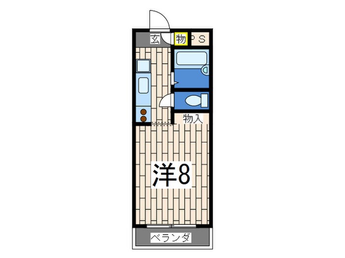 カーサ７０３の物件間取画像