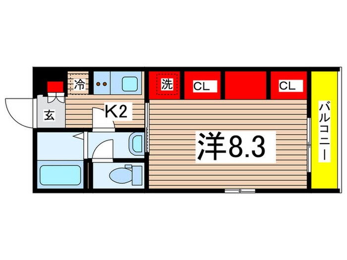 L´Appartement221の物件間取画像