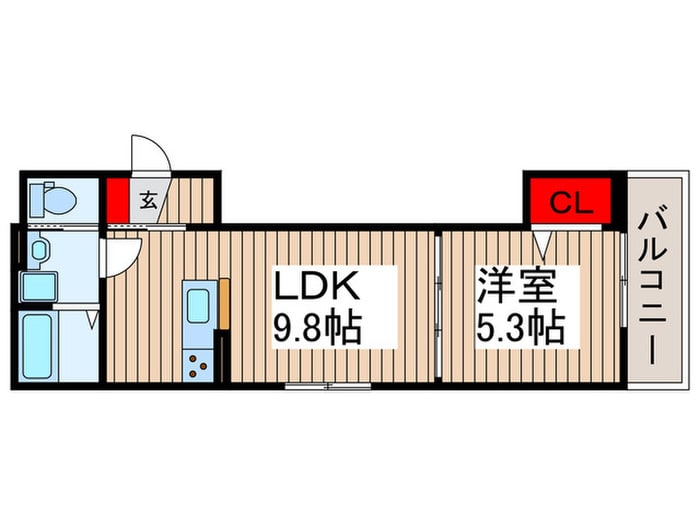 グラナーデ南花畑の物件間取画像