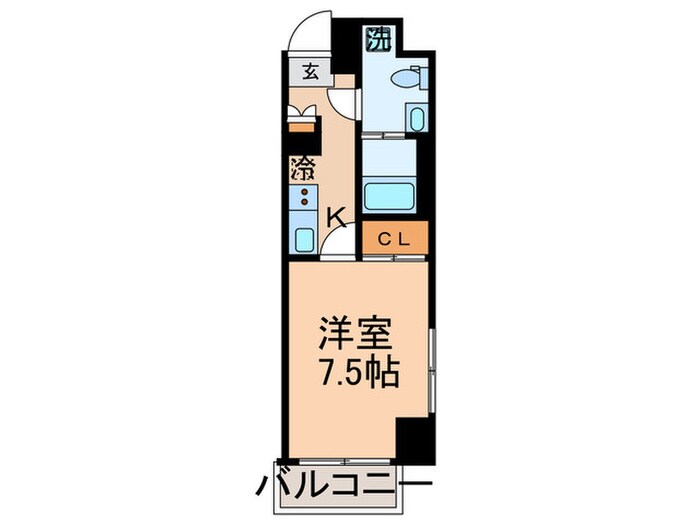 マザーズ月島の物件間取画像