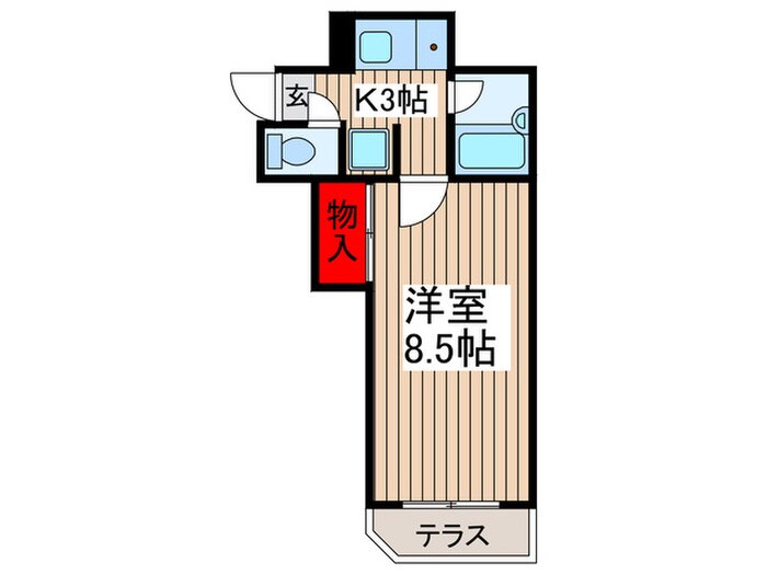 アイアイレジデンス土呂の物件間取画像