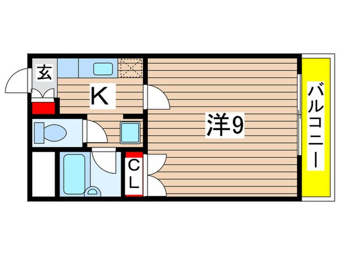 ベルメゾン松波の物件間取画像