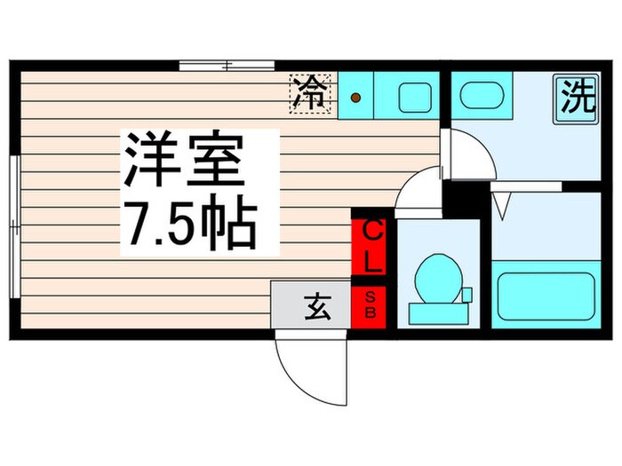 ｼｬﾙﾑ西新井の物件間取画像