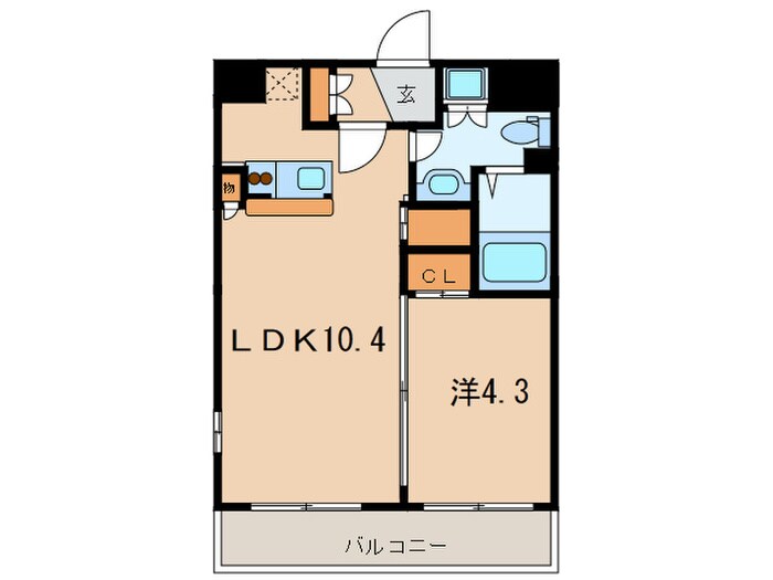 Aden麻布十番の物件間取画像