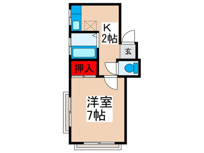 三恵ビルの物件間取画像