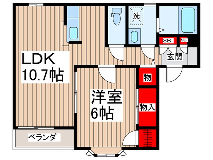 ア・ネスタＡ棟の物件間取画像