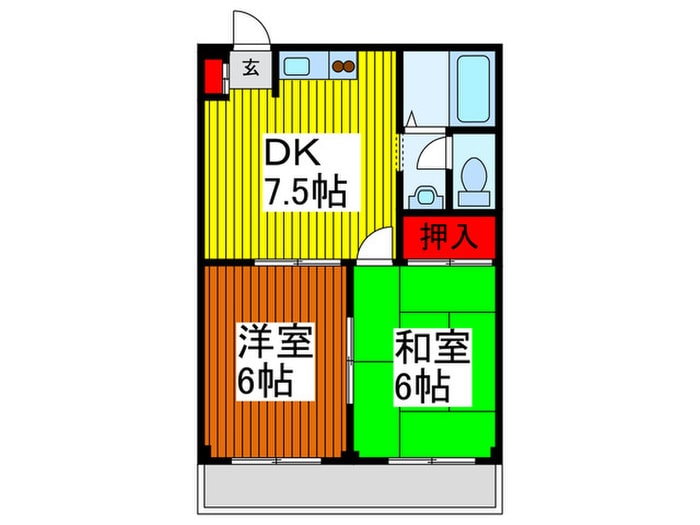 ＣＯＣＯタカハシの物件間取画像