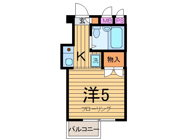 第二玉川グランドハイツの物件間取画像