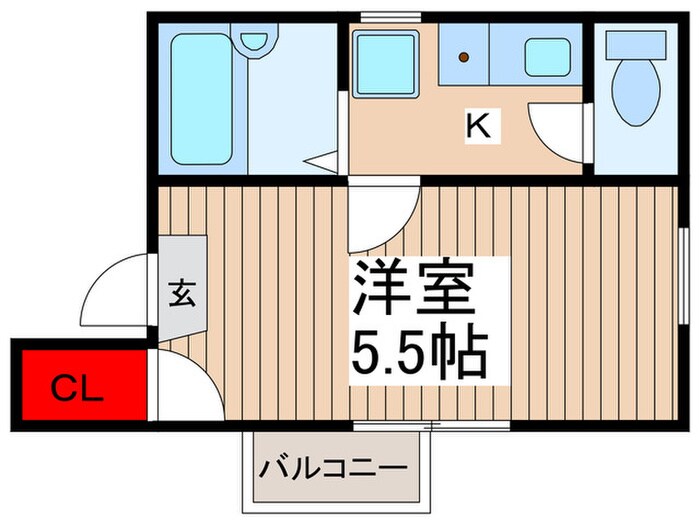 メール押上の物件間取画像