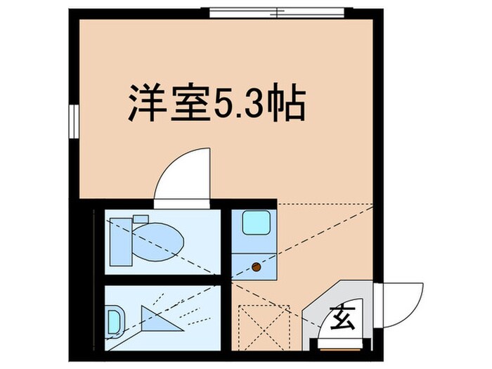 ピアチェーレ菊名の物件間取画像