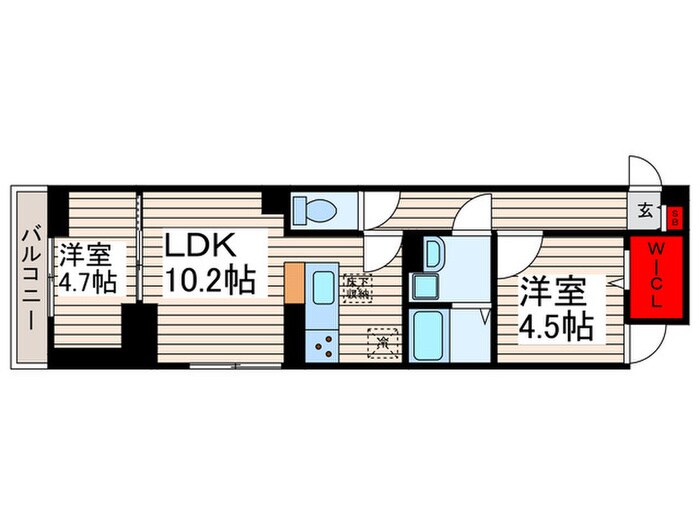 セレスティア興野の物件間取画像
