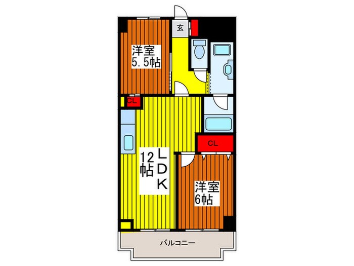 チェスタ－ハウス川口の物件間取画像