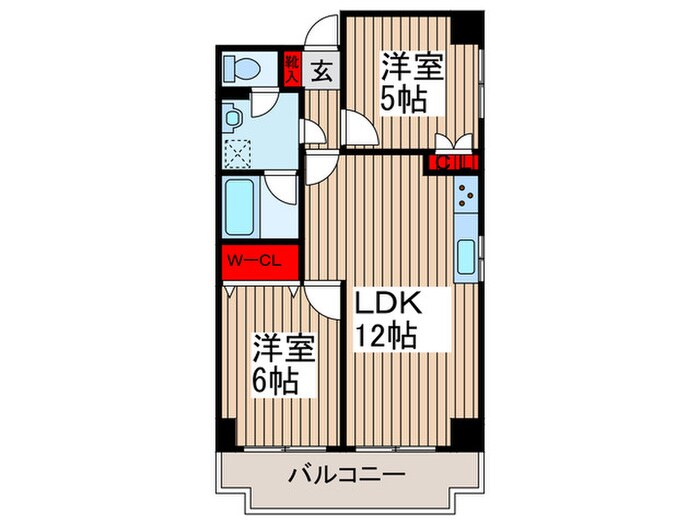 チェスタ－ハウス川口の物件間取画像