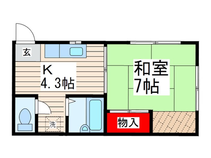 メゾンソレイユの物件間取画像