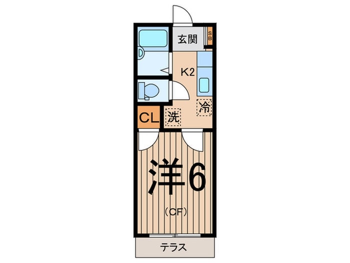 フラットＡＮの物件間取画像