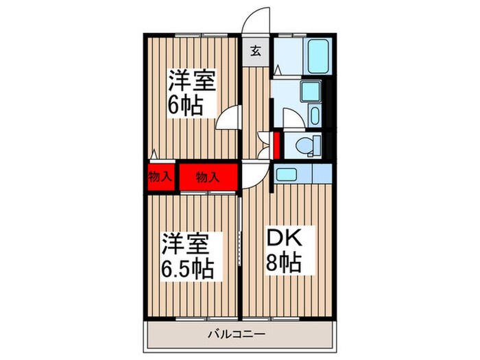 リベ－ル田島Ⅱの物件間取画像