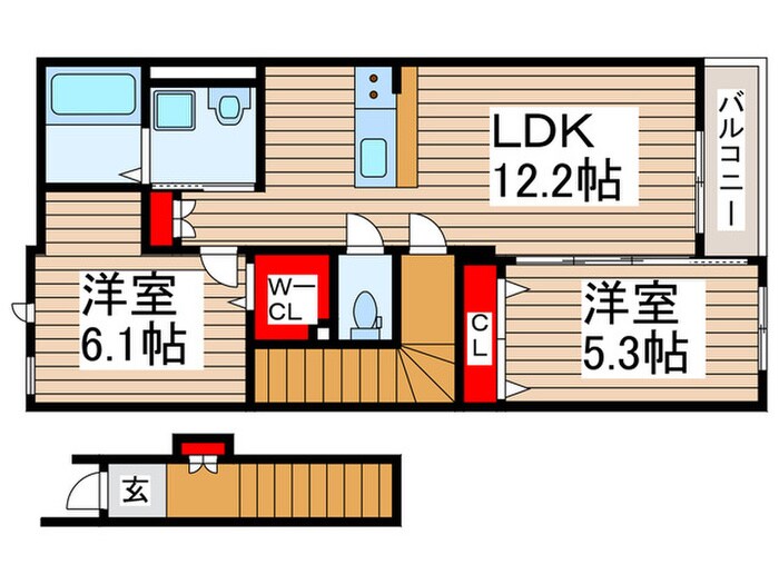 シャディの物件間取画像