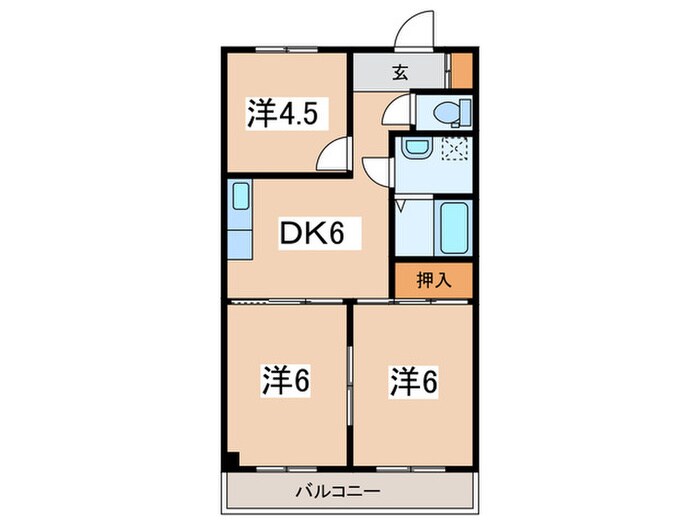 第２中嶋ビルの物件間取画像