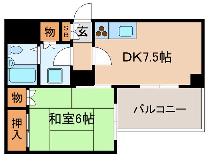 シティプラザ新宿(1003)の物件間取画像