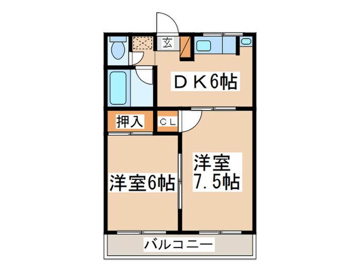 清水マンションの物件間取画像