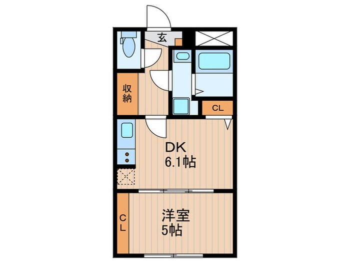 ベリエ糀谷の物件間取画像