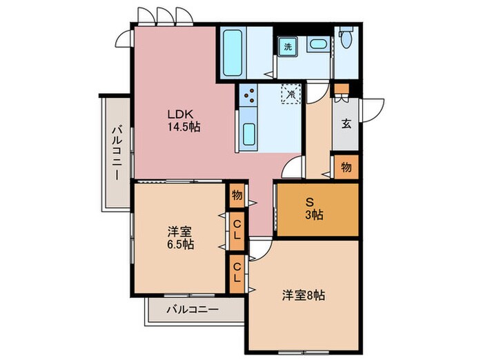 モントシャイン武蔵小杉の物件間取画像