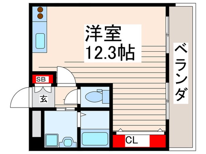 グレ－ス船堀の物件間取画像