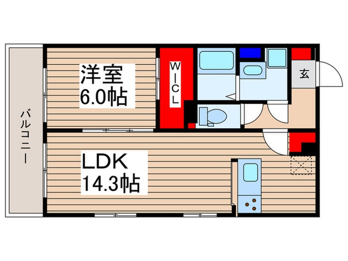 GALAXIAの物件間取画像