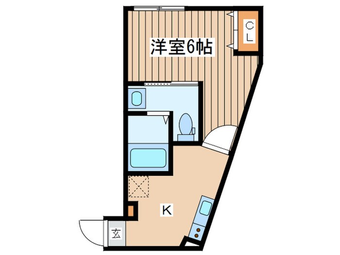 ベイルーム辻堂元町Ⅱの物件間取画像