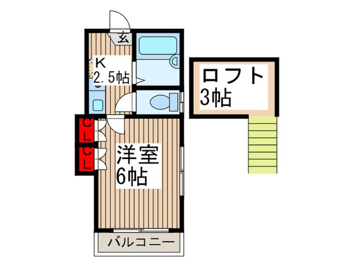 セントラル西川口の物件間取画像