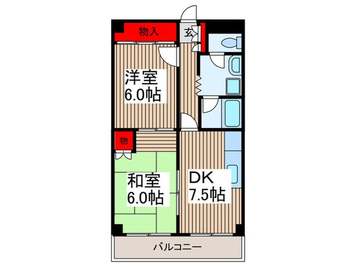 シャトーエルドラードⅢの物件間取画像