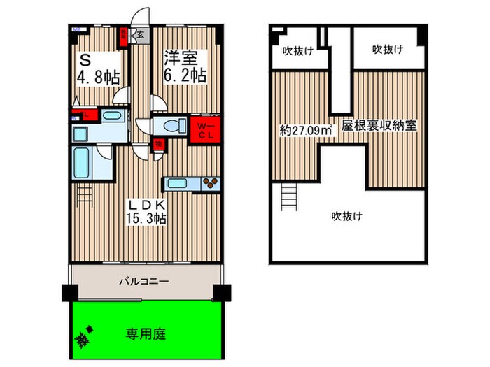 ポラ－ル飯山満の物件間取画像