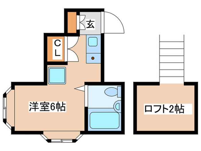 サンハイム程久保の物件間取画像