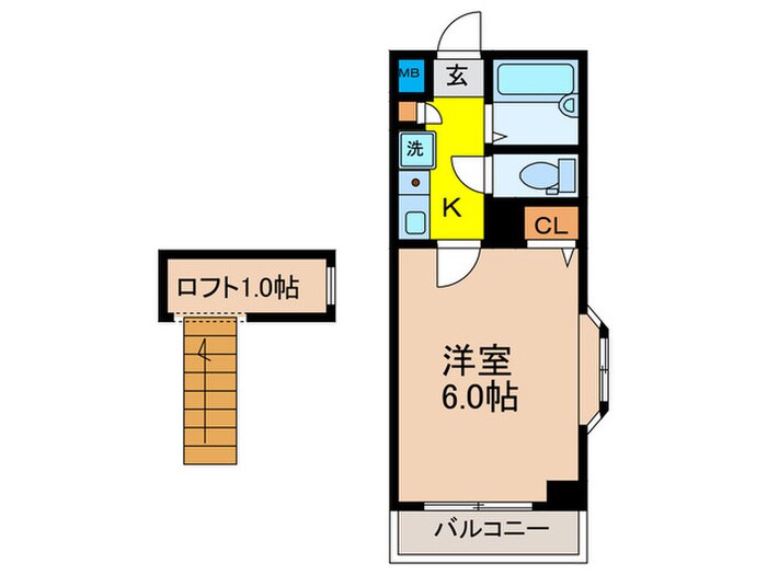 オアーゼＫの物件間取画像