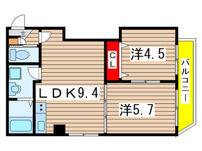 Lesfeuiｌｌeの物件間取画像