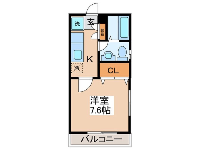 ドエル馬絹Ｃの物件間取画像