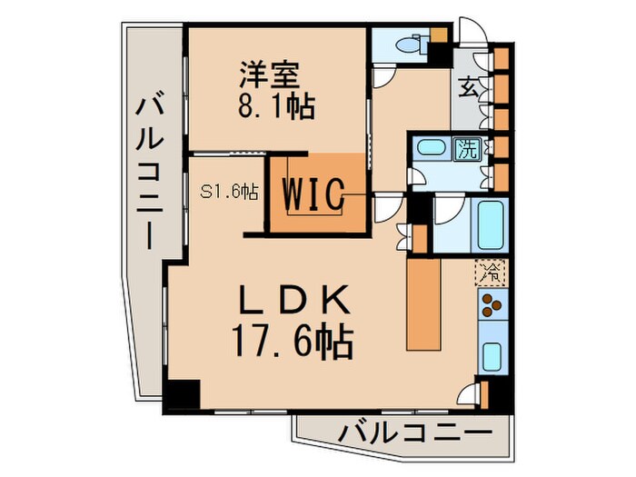 LaSante五反田の物件間取画像