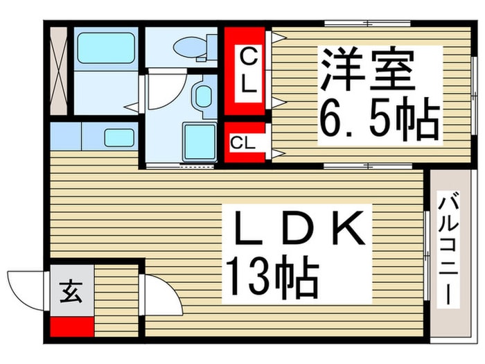 狭山ヴィラマンションの物件間取画像