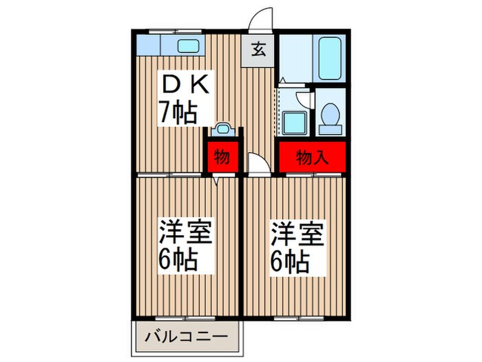 パルローロブロの物件間取画像