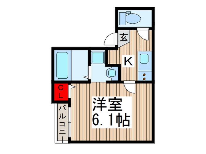 ヴィラート川口坂下の物件間取画像