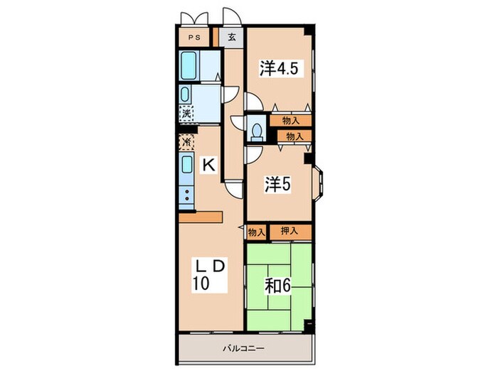 五光ビルの物件間取画像