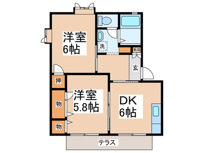 ベラーノの物件間取画像